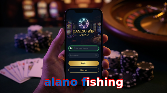 Main screen of Alano Fishing login page for PK players